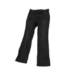 NYDJ Not your daughters jeans Marilyn Straight jeans with belt dark wash 10P